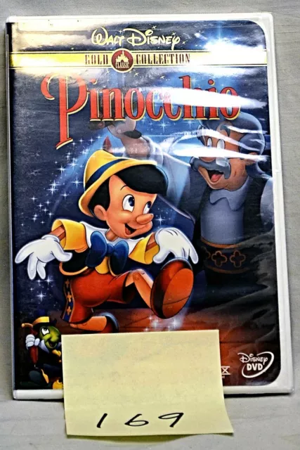 Pinocchio-DVD-1999-Limited-Issue- Gold Collection  NEW SEALED