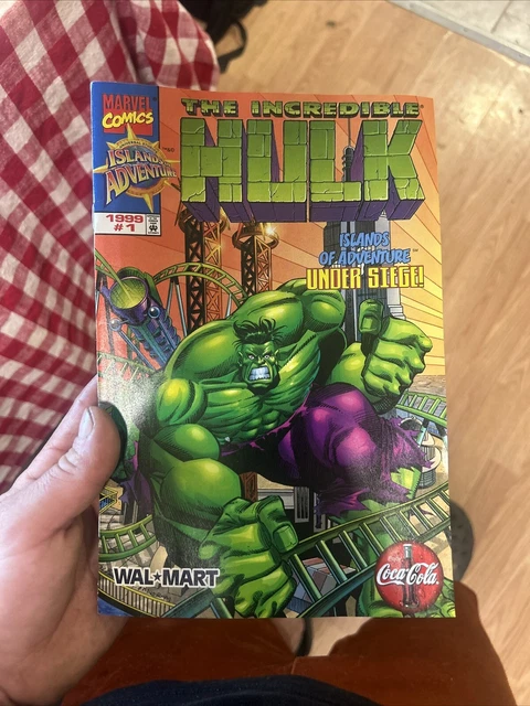 Vintage Coca Cola 1999 Comic Book "The Incredible Hulk"