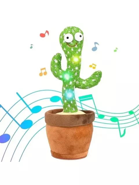 Jouet En Peluche Cactus Pour Bébé Et Adulte, Haut-Parleur, Danse,  Répétition De