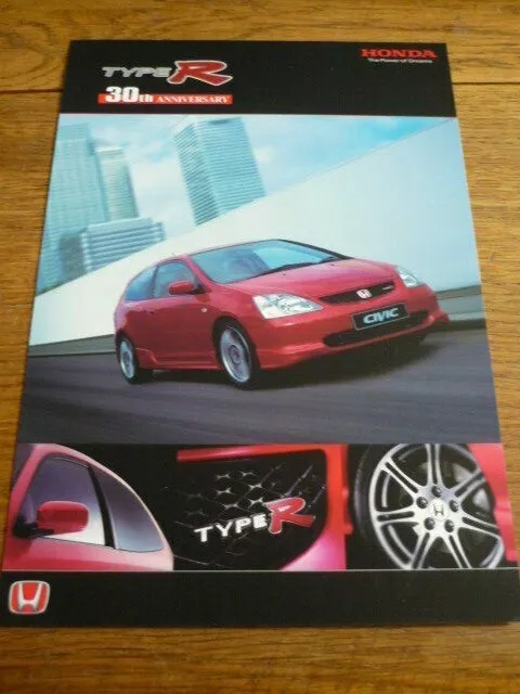 Honda Civic Type - R ( Specific), 30Th Anniversary Brochure