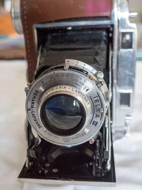Appareil Photo Demaria Lapierre TELKA III - Objectif Sagittar F=95 1:3.5 - Made In France