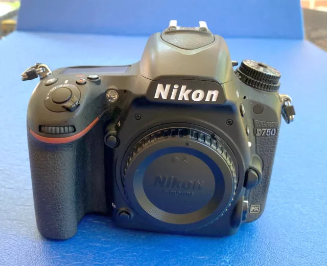 Nikon D750 24.3 MP Digital SLR Camera Body, 14776 Shutter Count, EXCELLENT