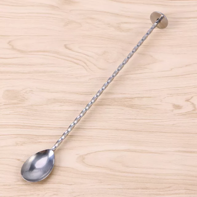 Coffee Mixer Stick Stainless Steel Scoop Cocktail Stirring Spoon