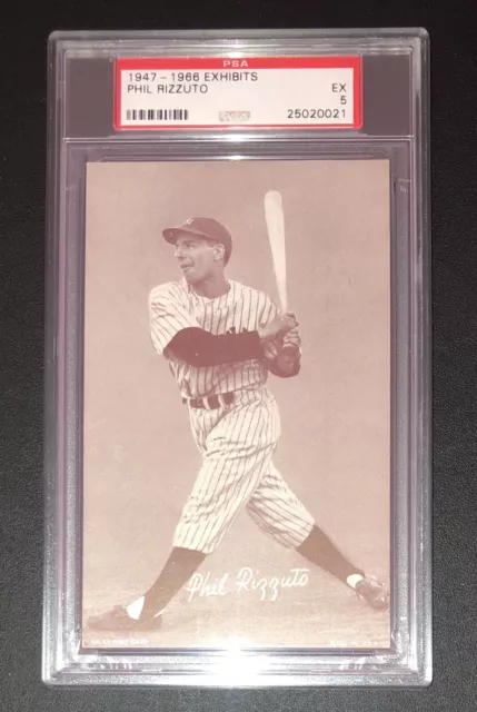 1947-66 Exhibits Phil Rizzuto PSA 5 EX New York Yankees HOF