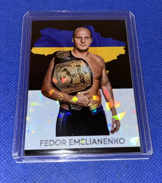 Fedor Emelianenko Pride FC Legend Custom UFC MMA Refractor RC Holo Prizm Card