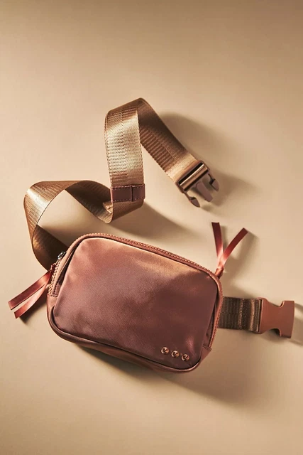 Nadya Nylon Belt Bag Anthropologie -Everywhere Waist Sling - Brown or Black NWT!