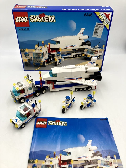 Vintage Lego Space Shuttle Launching Crew Complete Set 6346 Manual Minifigures Vintage Lego Space Shuttle Launching Crew Complete Set 6346 Manual Minifigures