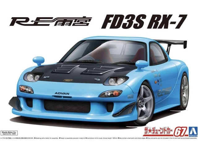 Aoshima Mazda Speed A-Spec FD3S Rx-7 '99 1 Aoshima Mazda Speed A-Spec FD3S Rx-7 '99 1