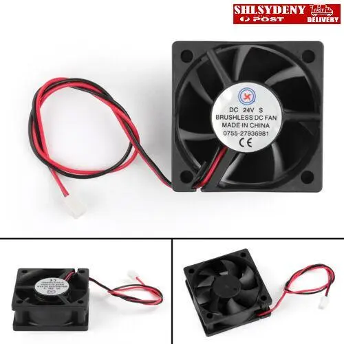 10Pcs DC Brushless Cool PC Computer Fan 24V 5020s 50x50x20mm 2 Pin Wire 50MM AU