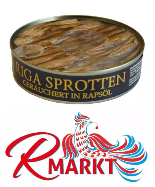 Riga Sprotten in Rapsöl 160g Рижская килька в масле Dovgan