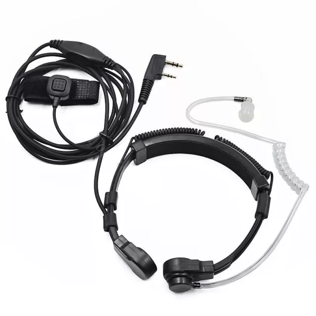 Replacement Throat Mic Earpiece Headset For Baofeng UV5R 888S UV82 UV-B6 UV8D