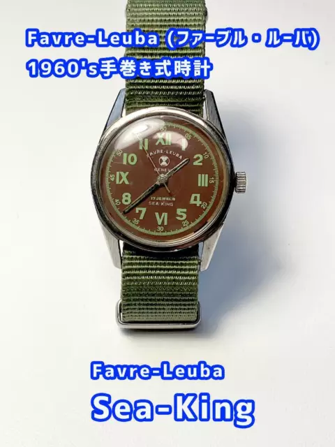 FAVRE LEUBA SEA King Vintage Watch 61092 Mechanic Watch 120.00 PicClick UK