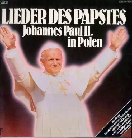 Johannes Paul II* - Lieder Des Papstes Johanne LP Gat Vinyl Schal