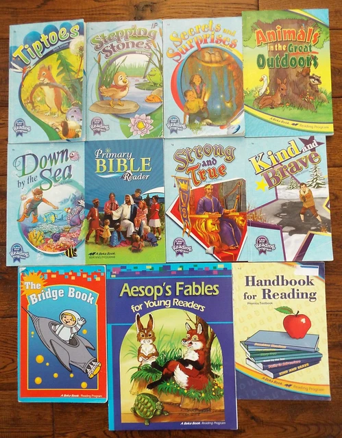 Lot 11 Abeka 1st Grade Readers Books Handbook for Reading Primary Bible