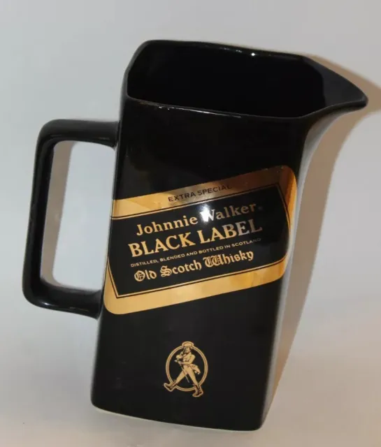Johnny Walker Black Label Mug Pitcher Collectible Seton Pottery Osbornes Collect