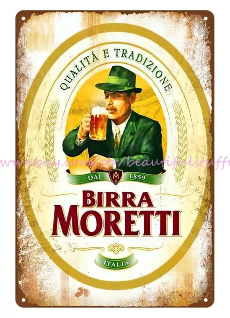 Birra moretti beer metal tin sign Cottage Farm wall hangings 2