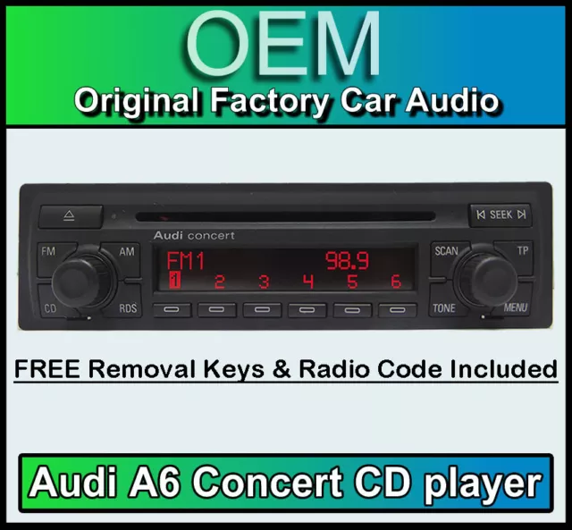 4X Clés D'Extraction Pour Autoradio Compatible Avec Audi Chorus
