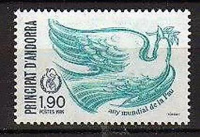 A7618)ANDORRE 1986 MNH** Int. Peace Year