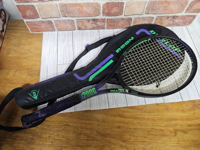 Raquette Dunlop Max 200G – John McEnroe – Taille 4 1/2 – Angleterre