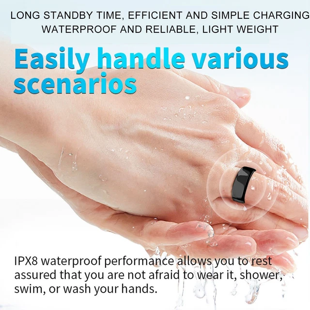 Photo inspiration: Smart Ring Health Fitness Tracker Ip68 Water Resistant Multiple Sport Photo Inspiration