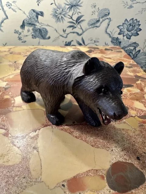 Black Forest Bear Hand Carved