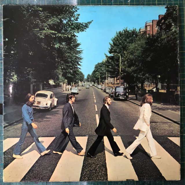 THE BEATLES Abbey Road 1969 UK 1st  PCS 7088 1969 YEX 749-2 / 750-1 LP EX condit