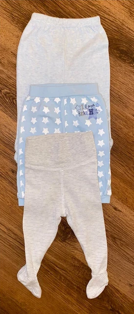 Pacchetto pantaloni unisex ragazzo/ragazza x 3 - 3-6 mesi