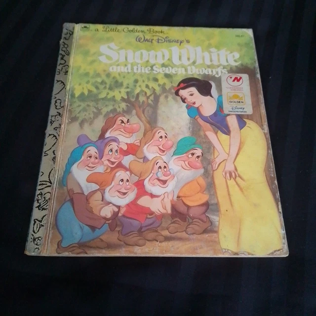 A LITTLE GOLDEN Book- Walt Disney's Snow White and the Seven Dwarfs ...
