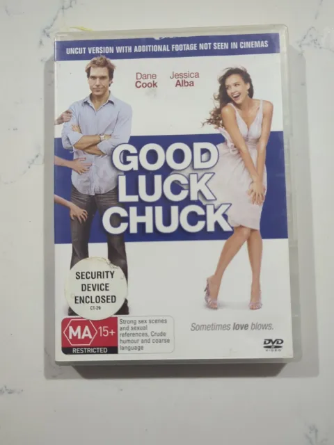 Good Luck Chuck (DVD 2008) Jessica Alba Dane Cook Region 4 Good Condition