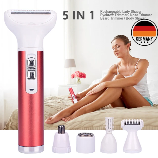 Afeitadora eléctrica para mujer 5 en 1 Afeitadora eléctrica para mujer Afeitadora íntima