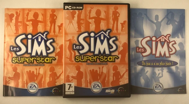 Extension Les Sims Super Star Pour PC - Neuf Sous Blister Scellé