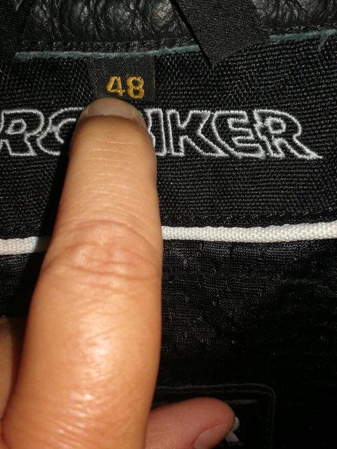Probiker - station wagon moto biker giacca in pelle e pantaloni a ledro taglia 48