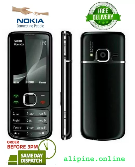 New Condition Nokia 6700  Black Classic GSM 3G GPS Mobile Phones Unlocked 5MP