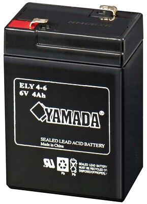 AGM BATTERIA 6V 3,2A PIOMBO LAMPADE EMERGENZA 3.2AH RICARICABILE 3Ah LED BEGHELLI pb 