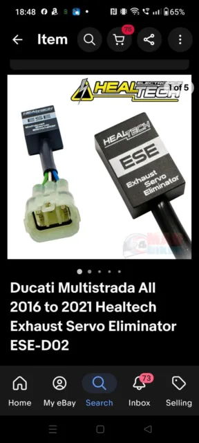 Healtech Exhaust Servo Eliminator Ducati Multistrada  .. 2016 To 2021