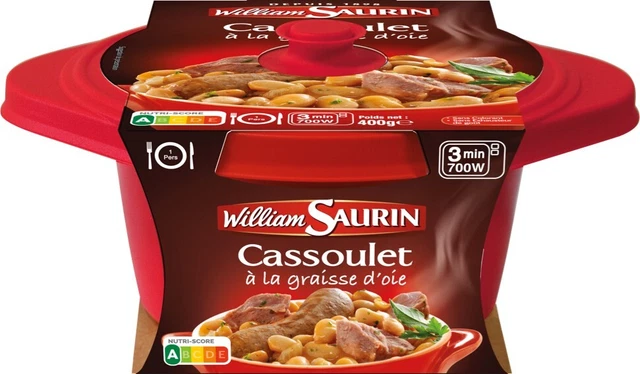 WILLIAM SAURIN - CASSOULET A LA GRAISSE D'OIE Cocotte de 400g
