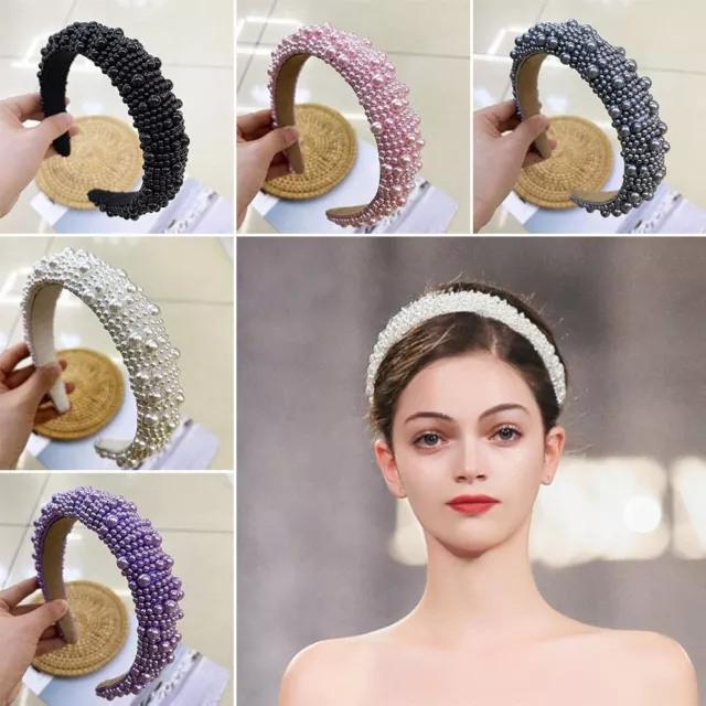 Vakkery Accessori per capelli da sposa con perle per capelli da