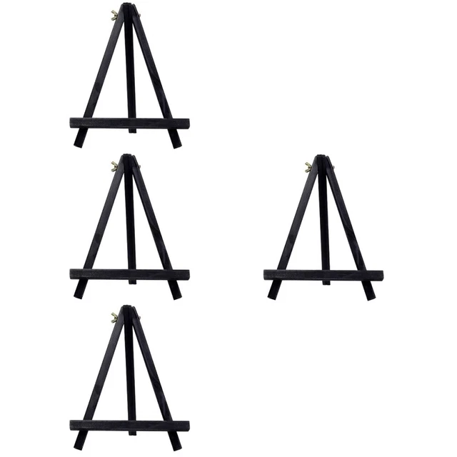 4x Mesa infantil caballete de madera soporte de caballete de madera Pro pantalla niños