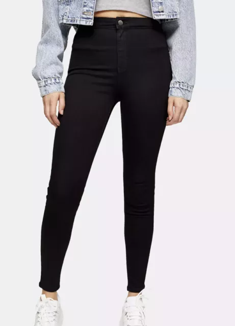 Topshop Topshop holding-power Joni jean in black W28 L32