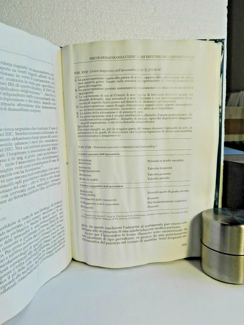 IL DISTURBO OSSESSIVO-COMPULSIVO: LA CURA P. Pancheri.....Scientific Press  1998 2