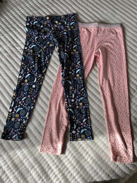 Girls tkmaxx leggings bundle. Age 7-8