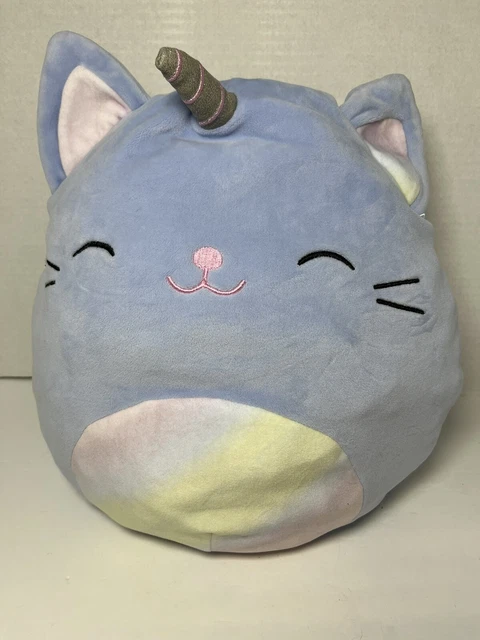 SQUISHMALLOWS COURTNEY BLUE Caticorn Cat Unicorn Unikitty Soft Plush ...