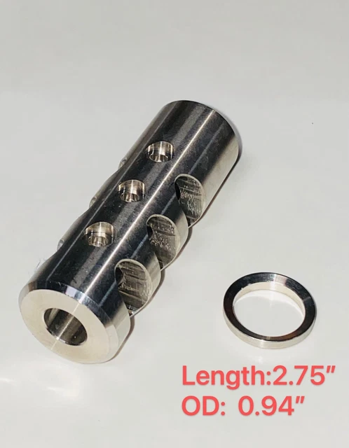 3 Linear Compensator 5/8x24 TPI Muzzle Brake for .308/300BLK/7.62/300WIN