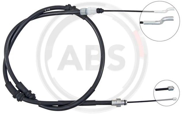 Bremsseil Seilzug Feststellbremse A.B.S. K16026 für VW TRANSPORTER 7HB T5 7EJ