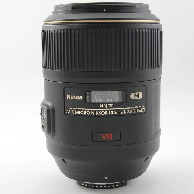 *** USED *** Nikon AF-S Micro-Nikkor 105mm f/2.8G IF-ED VR Lens Boxed