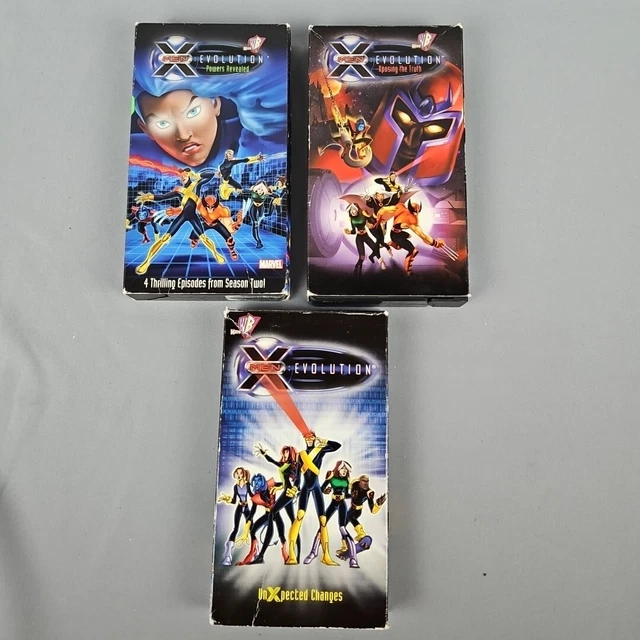 XMEN EVOLUTION VHS Lot(3) Powers Revealed Xposing the Truth The