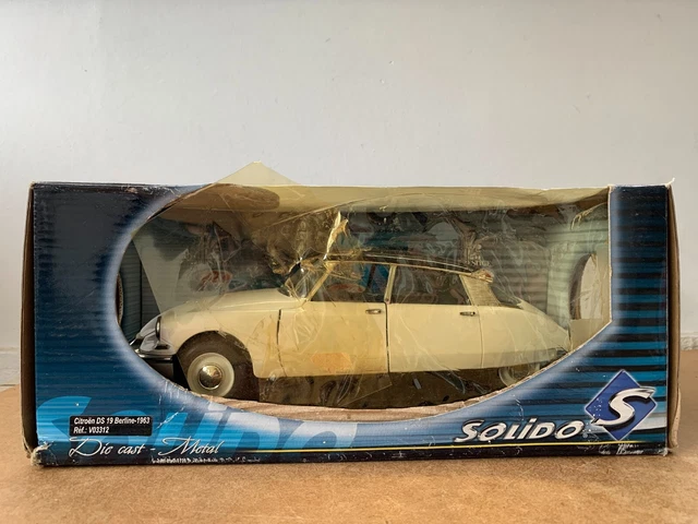 Solido Citroen Ds 19 Berline 1963 1/18 En Boite V8