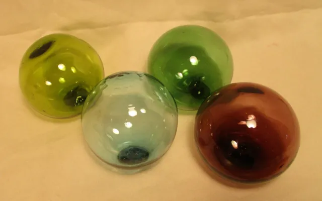 Japanese Glass Floats - Vintage Fishing Floats From Japan - Rolling Pins &  Balls