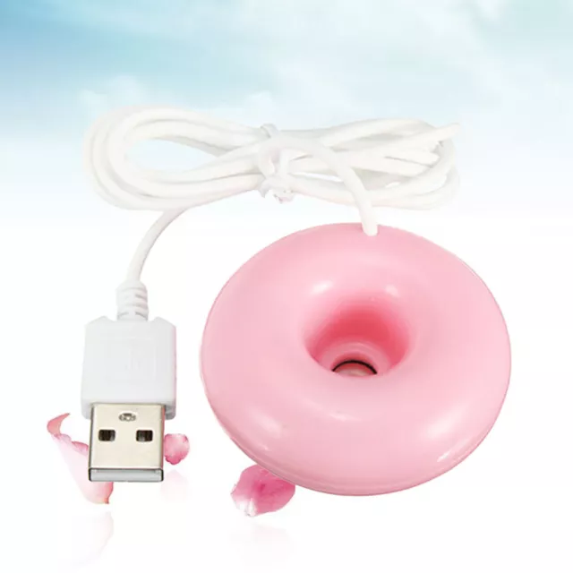 Mini Portable Air Humidifier USB Float Water Donuts Humidifier Home Desktop