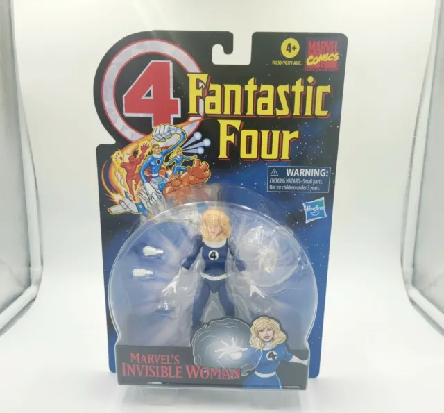 Hasbro Retro Marvel Legends Fantastic Four Invisible Woman Figure